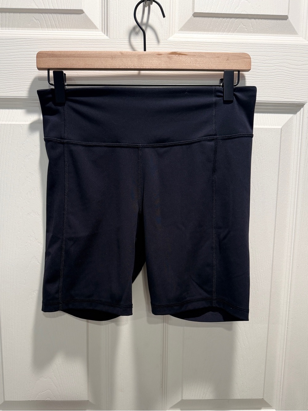 All In Motion Black High Rise Bike Shorts Size M Athletic Yoga Activewear - Picture 2 of 8